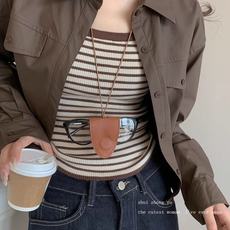 Очки цепи 磁吸眼镜挂绳帽夹外出旅行收纳背包挂钩棕色同款太阳墨镜项链包