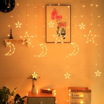 led curtain star lights bedroom balcony decorative lights flashing lights string lights starry lights romantic room decorative lights