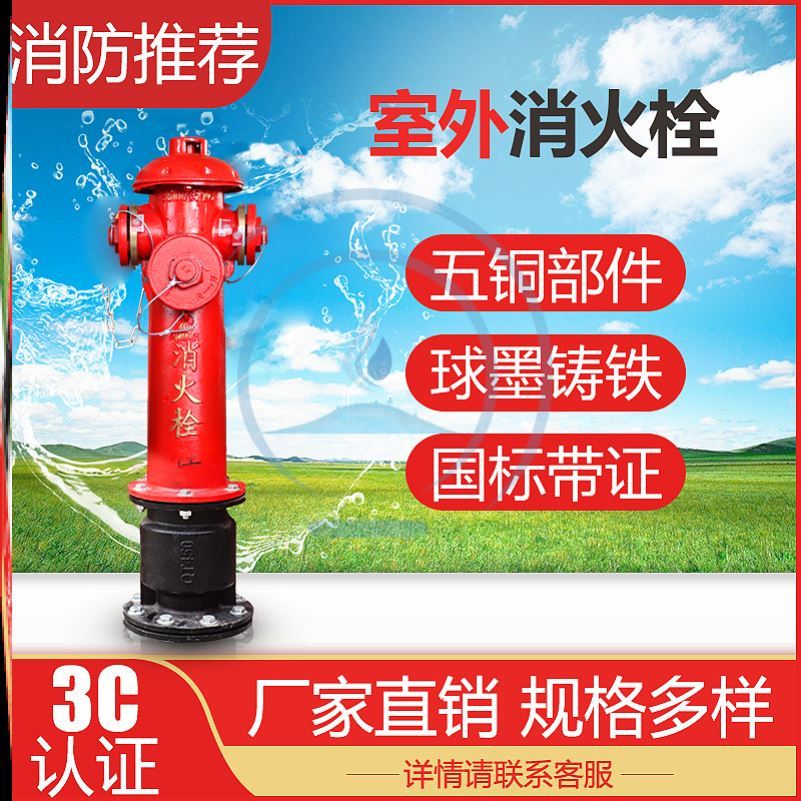 Encrypted ss100 65-1 6 outdoor direct sales manufacturers underground national standard fire hydrant anti-collision fire hydrant new
