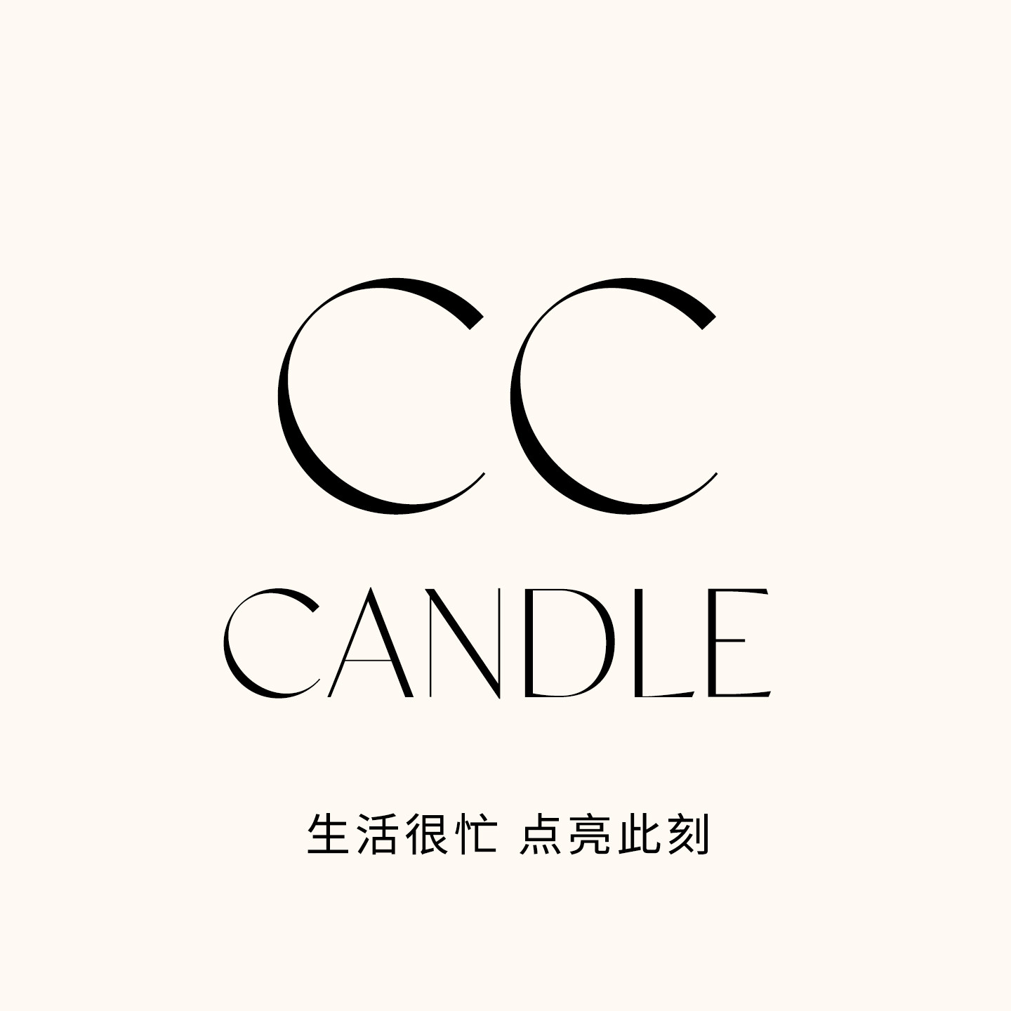 CC CANDLE品牌店的LOGO