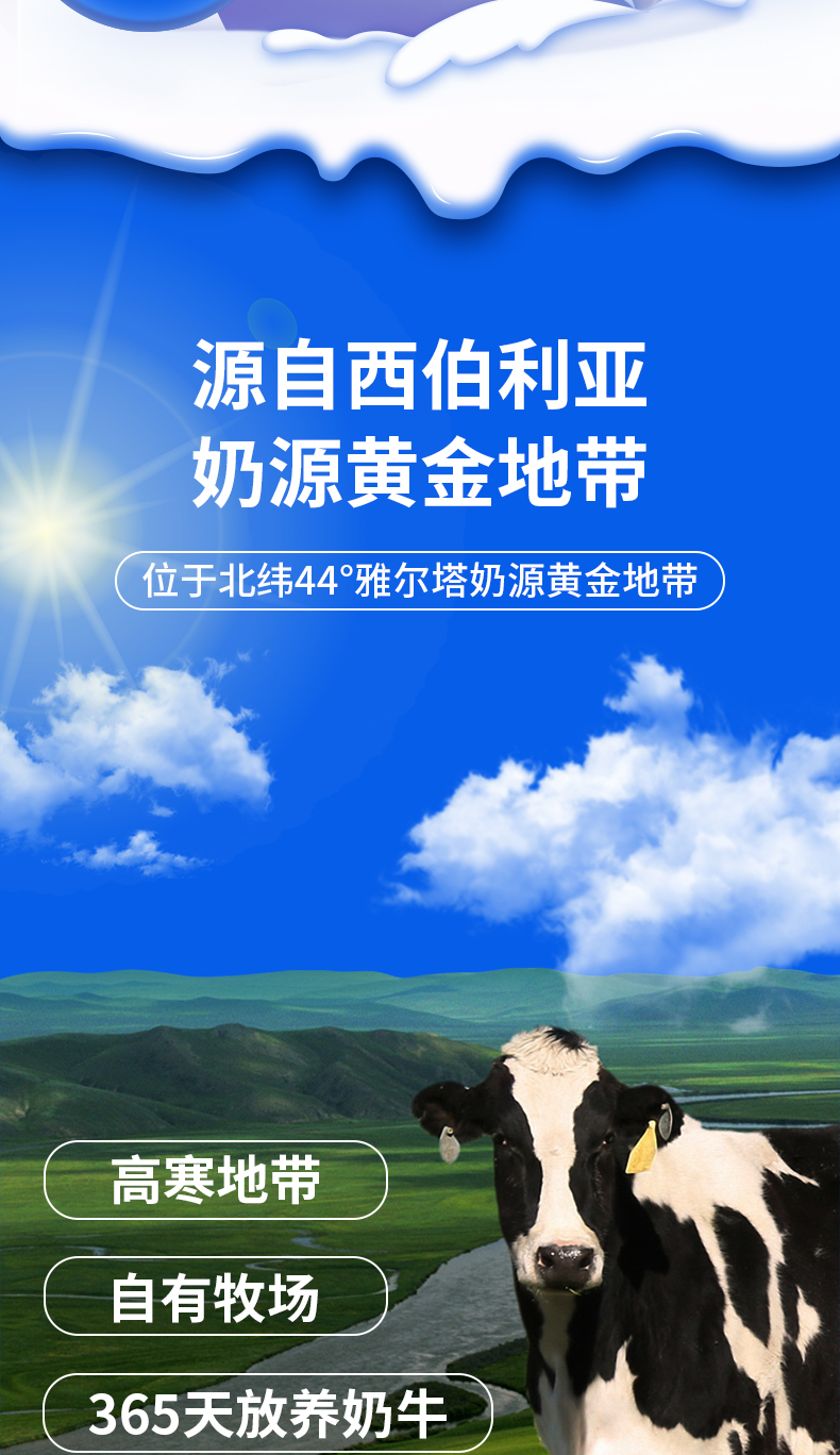 俄罗斯原装进口  多爱乐 牛乳冰淇淋 500g*2支 图2