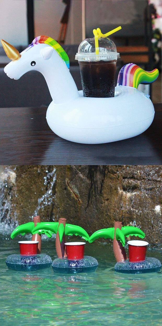 Бассейн, игрушка для вечеринки, барный стакан, маленький водный плавательный круг, надувной мобильный телефон 