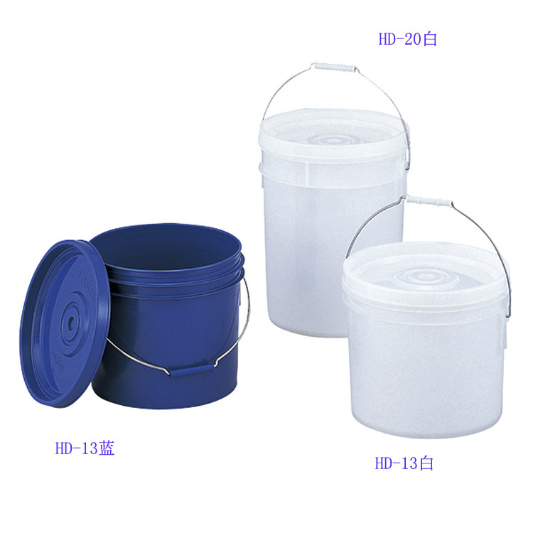 高密度聚乙烯HDPE提手密封桶13L20L密封圈垫涂料胶塑料桶日本进口