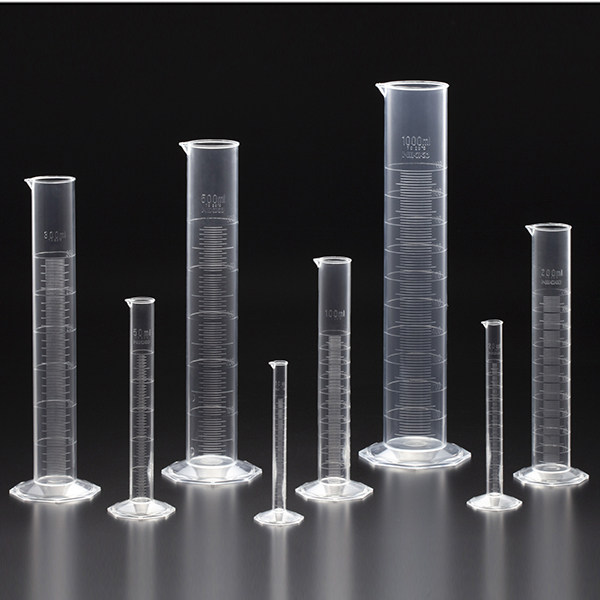 NIKKO/亚速旺TPXR聚甲基戊烯树脂量筒高透明耐热170度10ml-1000ml