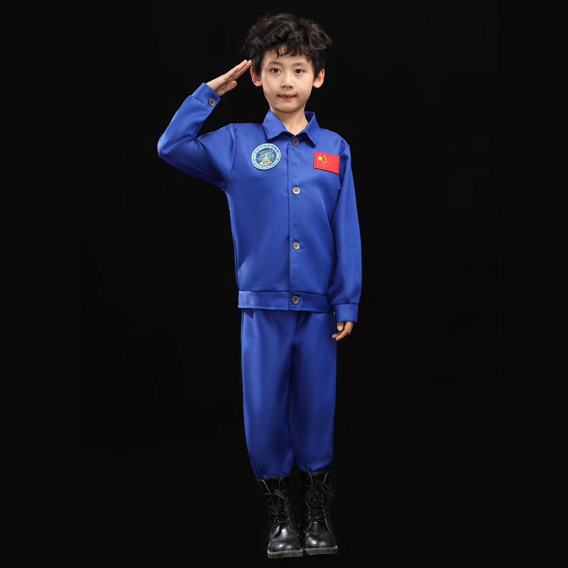 Spaceflight Pilot Children's Performance Spaceflight Astronaut COS Suit to Serve Primary And Middle School Students 2-2