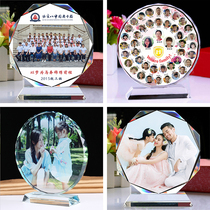 Crystal photo stage photo frame custom collective kindergarten graduation classmate reunion photo souvenir primary school gift