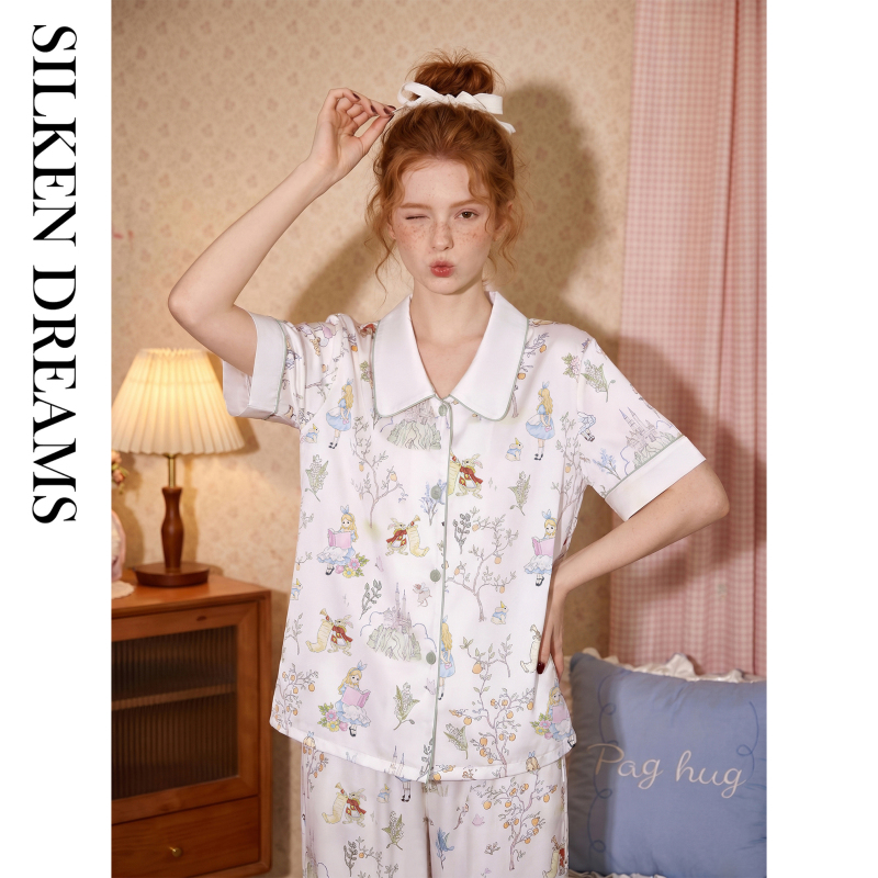 【Alice | Wonderland】Summer Fashion Trend Thin Pajamas and Loungewear Set That Can Be Worn Outside 【Alice | Wonderland】Summer Fashion Trend Thin Pajamas and Loungewear Set That Can Be Worn Outside