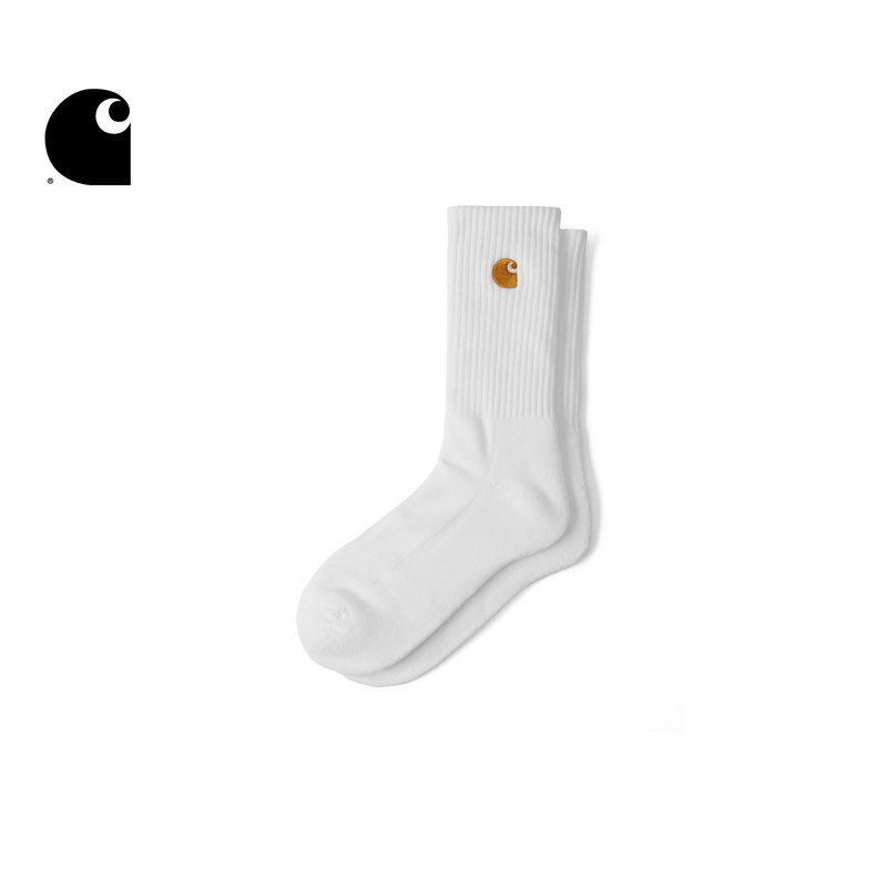Carhartt Wip Mid-Calf Socks Accessories New Classic Gold C Logo Embroidery Carhartt Carhartt Wip Mid-Calf Socks Accessories New Classic Gold C Logo Embroidery Carhartt