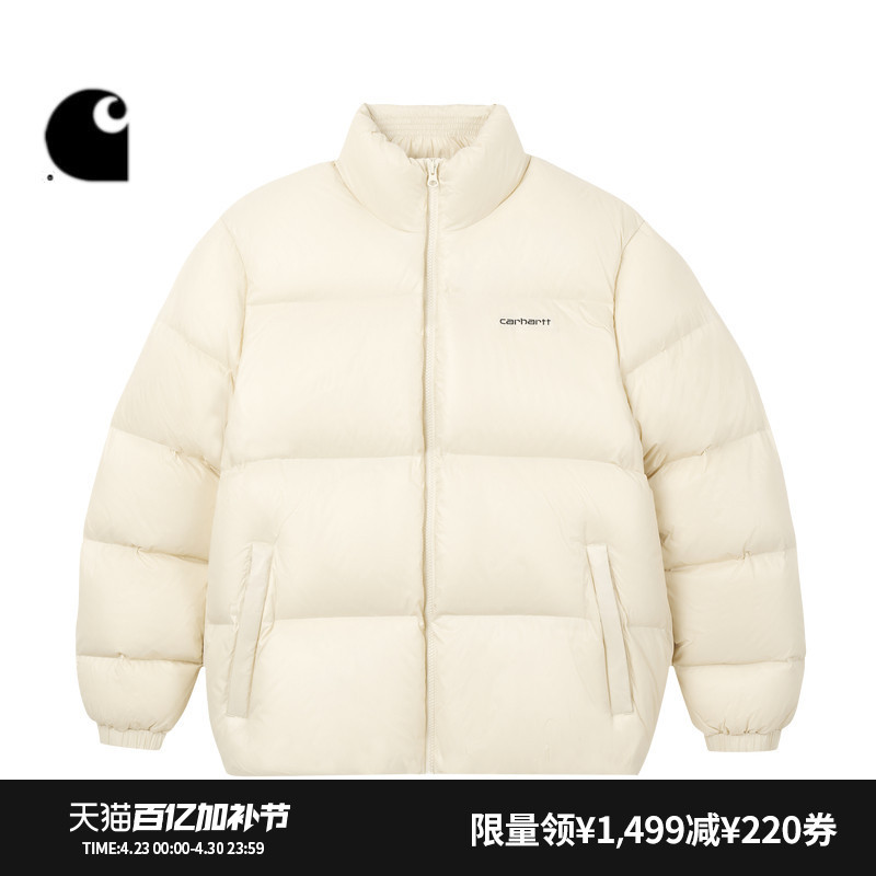 Carhartt Wip Men's Jacket Spring Classic Logo Letter Embroidery Quilted down Jacket 232057