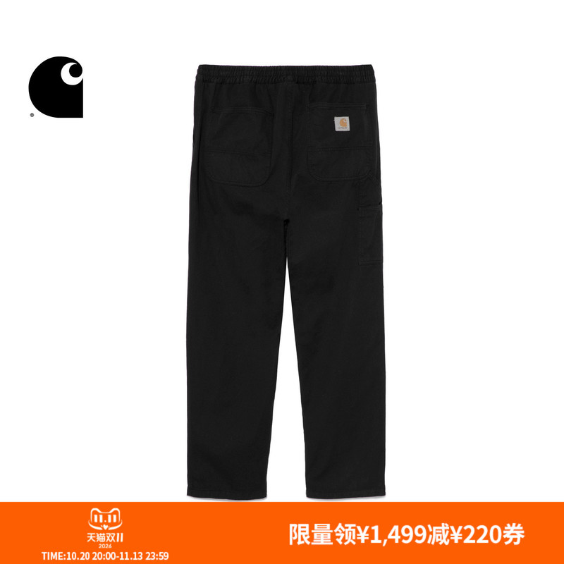 Carhartt Wip Casual Pants Men's Autumn and Winter Classic Square Logo Vintage Loose Tapered Carhartt