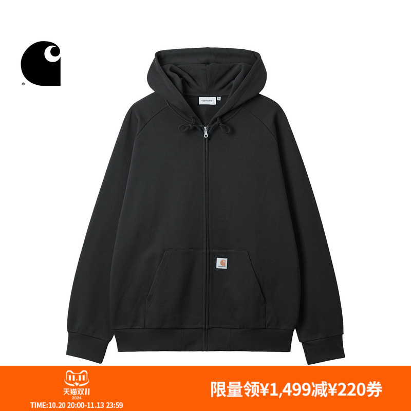 Carhartt Wip Men's Autumn Classic Square Logo Loose Hooded Jacket Carhartt