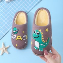 Childrens cotton slippers for childrens winter cartoons non-slip warm childrens home indoor cotton shoes for men and women cotton slippers