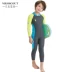 Trẻ em áo tắm dài tay áo tắm một mảnh chuyên nghiệp bé gái 4-10 tuổi khô nhanh áo tắm lặn biển chống nắng - Đồ bơi trẻ em Đồ bơi trẻ em