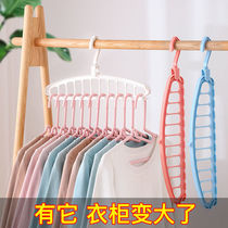 Multi-function clothes wardrobe to collect artifacts in dormitory for students to dry clothes with folding hanging clothes