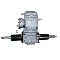 Performing belt car steering gearbox with brake two-drive walking gear box laminating machine seeder