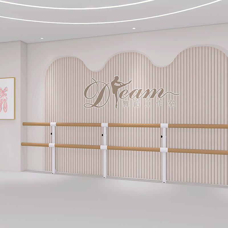 Geometric shape grille art training center dance room background wall panel marble bamboo wood fiber gusset