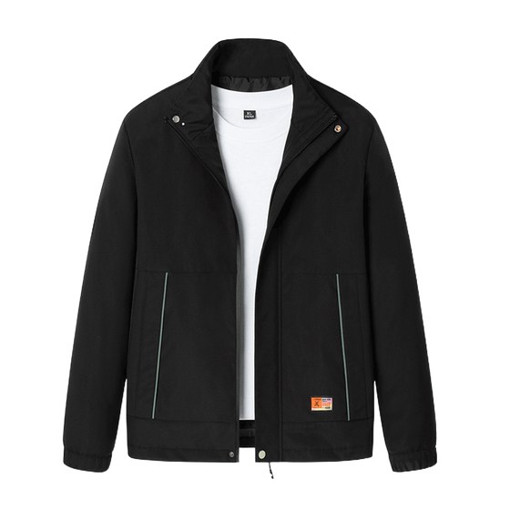 
[Brand Preferred] Autumn Men's Stand Collar Leather Clothes Business Casual High-end Young and Middle-aged Pu Leather Jacket Jacket