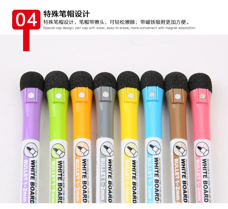 Cindybaby màu erasable Bảng bút trẻ với một từ bàn chải trẻ em bé mẫu giáo graffiti nước dựa trên