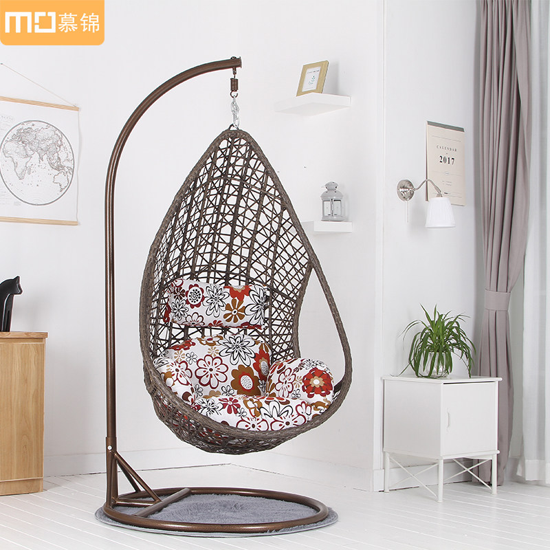 Hanging basket swing chair indoor swing chair outdoor swing bird nest floor net lazy hanging basket hanging chair