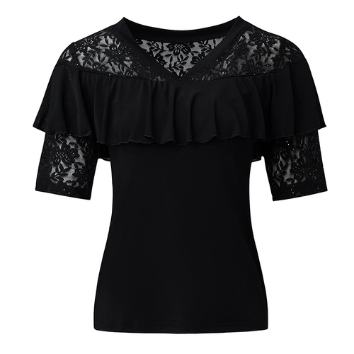 Летний латинский танцевальный костюм Новые топы для женщин современная танцевальная одежда национальный стандартный танце