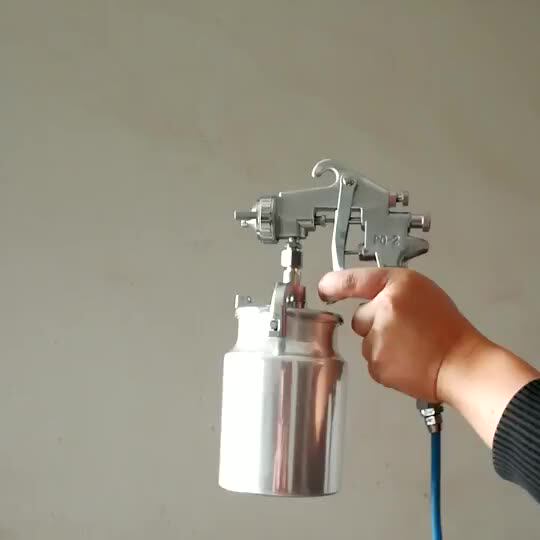 PQ-2 pneumatic spray gun spray gun under the pot glue household spray sprayer paint spray gun tool 1000ML