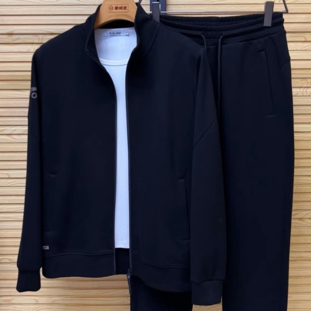 Zhang Laughing 2022 men's autumn new fashion fashion and comfort and soft casual sports suit