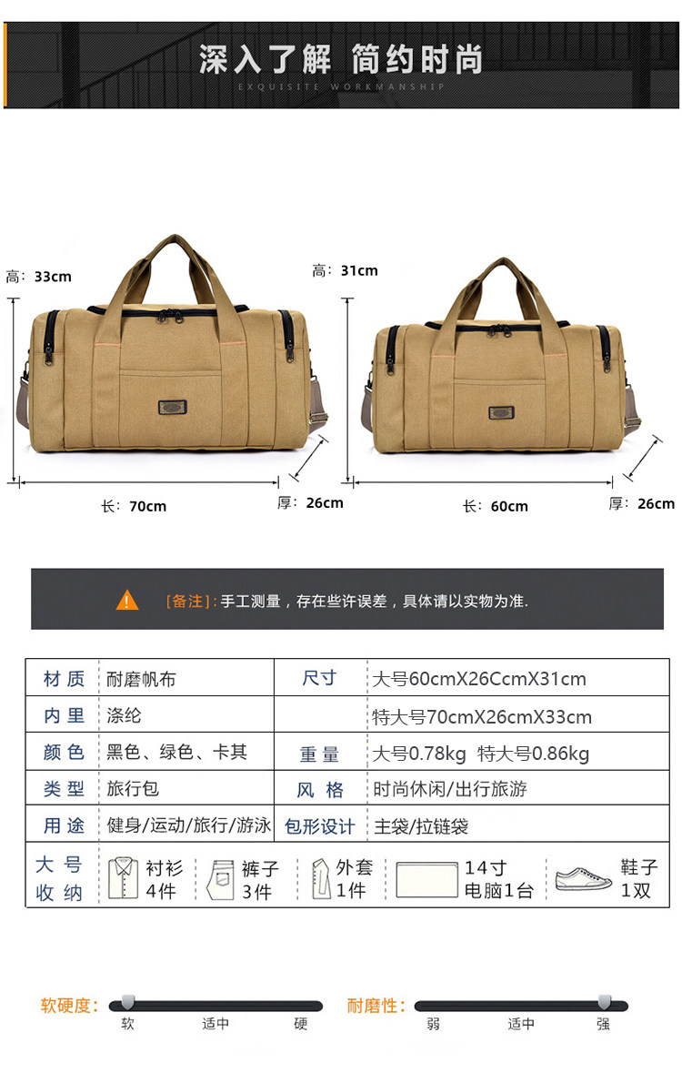 Вместительная и большая сумка для путешествий, шоппер подходит для мужчин и женщин, сумка для хранения, увеличенная толщина OTHER / Other 