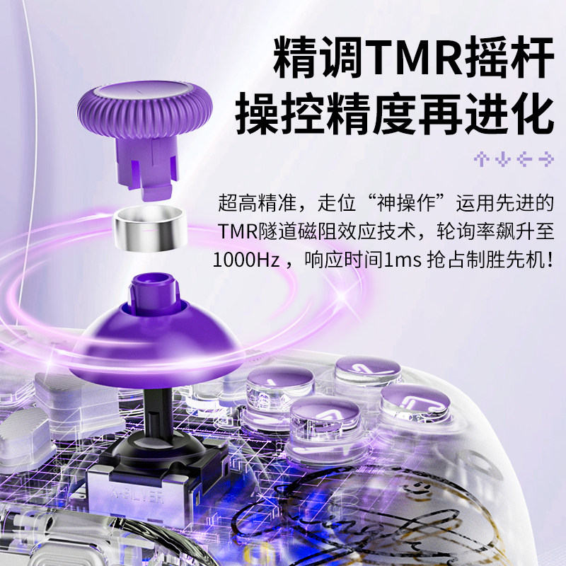 AOLION澳加狮K20腾讯星瞳联名款游戏手柄PC电脑版Steam丝之歌宏编程宝可
