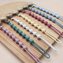 Cute Baby Pacifier Clip Food Grade Silicone Bracelet Teether
