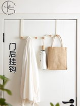 Post door rear hanger free from punching bedroom clothes containing clothing cap Xuanguan Entry hooks into the door of the door hanging hanger