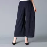 Летние шифоновые штаны, юбка для матери, для среднего возраста, высокая талия, большой размер