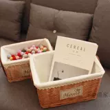 Корзина для хранения, коробка для хранения, плетеная коробочка для хранения