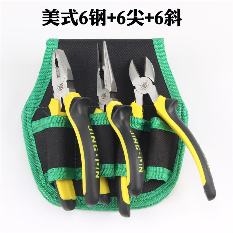 Promotion Private Pointed Nozzle Pliers Old Tiger Pincers Suit Domestic Electrician Tongs 6 Inch Portable Labor-saving Pliers