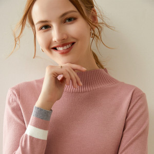 【逸品硕】毛衫2020新款半高领毛衣女