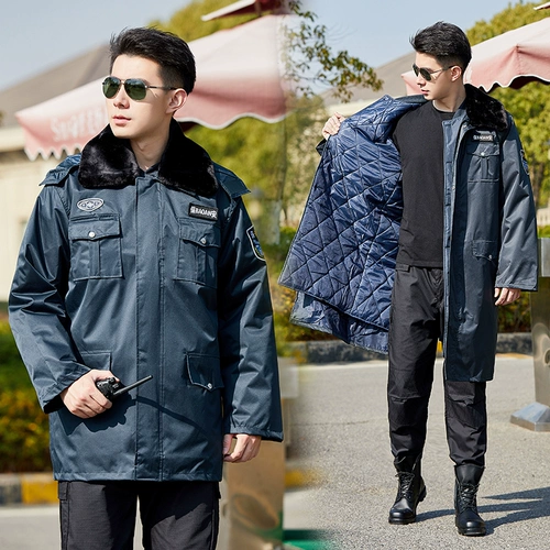 Зимняя униформа, удерживающая тепло куртка для работы, увеличенная толщина