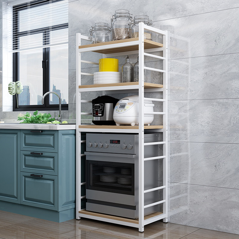 Kitchen disinfection cabinet rack oven microwave oven rack multi-layer pot rack inlaid dishwasher rack household
