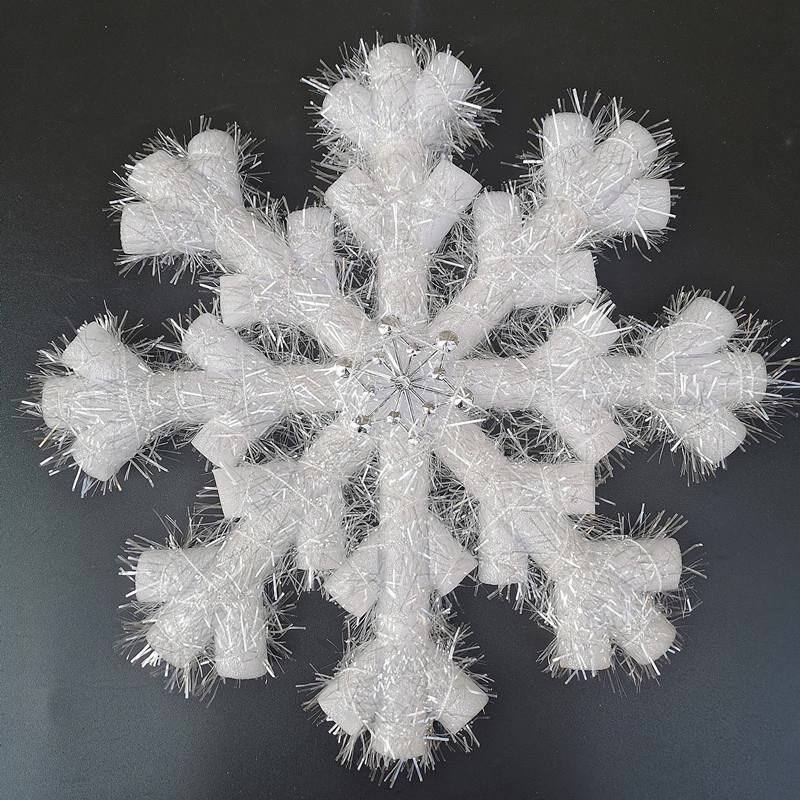 Children's Festival Performance Stage Props Decorations Anise Christmas Foam Snowflake Bar Mall Dance Color Snowflakes
