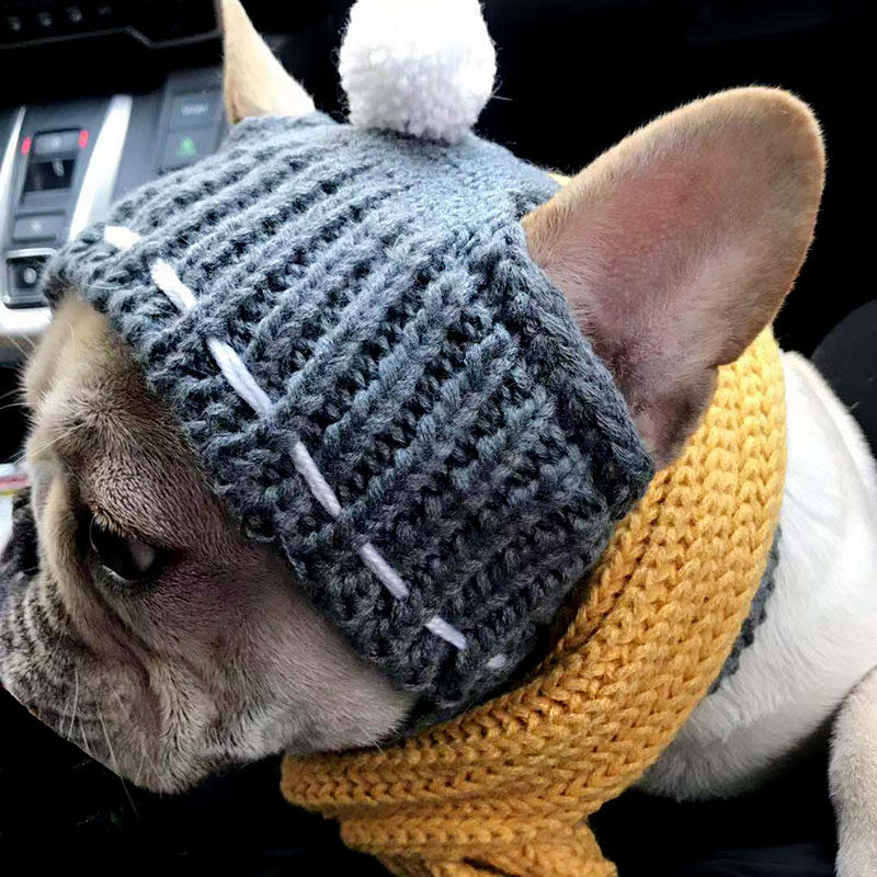 Farfight Hat Autumn Winter Wool line Neck Farfight Anti-Chill Hat Dog Hat Chai Dog Winter Kirky Hat Round Neck