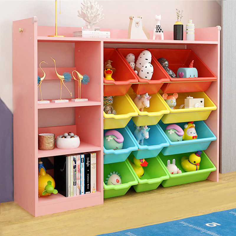 Children's toy storage rack storage cabinet large capacity multi-layer storage locker baby toy storage cabinet