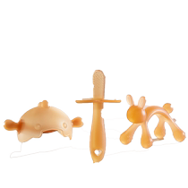 Teething gel baby anti-eating hand small month old baby 0-6 months and above little rabbit oral chewing gum can be boiled molar stick