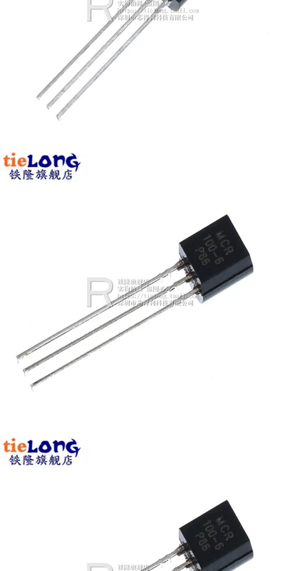 MAC97A6 MAC97A8 MCR100-6 MRC100-8 bóng bán dẫn nội tuyến thyristor đơn và hai chiều TO-92