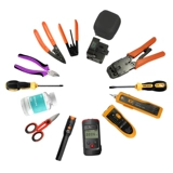 Оптические кабельные инструменты набор инструментов FTTH Home Установка размерное размер оптического волоконного инструмента Оптическое волоконно -волоконное измерение.