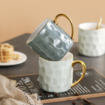 Home Small Two Mark Cup Ceramic Cup Coffee Cup Suboffice Creative Nordic Water Cup Home Lady Brief high face value