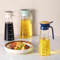 Home Small 2nd Style Glass Oil Bottle Anti Spill Pot Home Large Capacity Oil Tank Kitchen Fitted Soy Sauce Vinegar Bottle Tank Suit