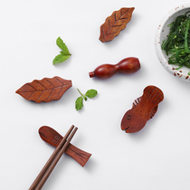 Home Small Two-Log Chopsticks Bay Sun Style Chopstick Rack Idea Light Lavish Chopsticks for Home Put Chopsticks Small Topillow Chinese