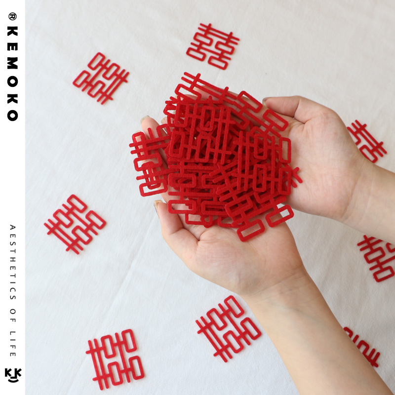 Wedding Shower mini hand throwing joy words Wedding House Arrangement Decorations Tossed Creative Wedding Fruit Tray Stairs Xiaohezi