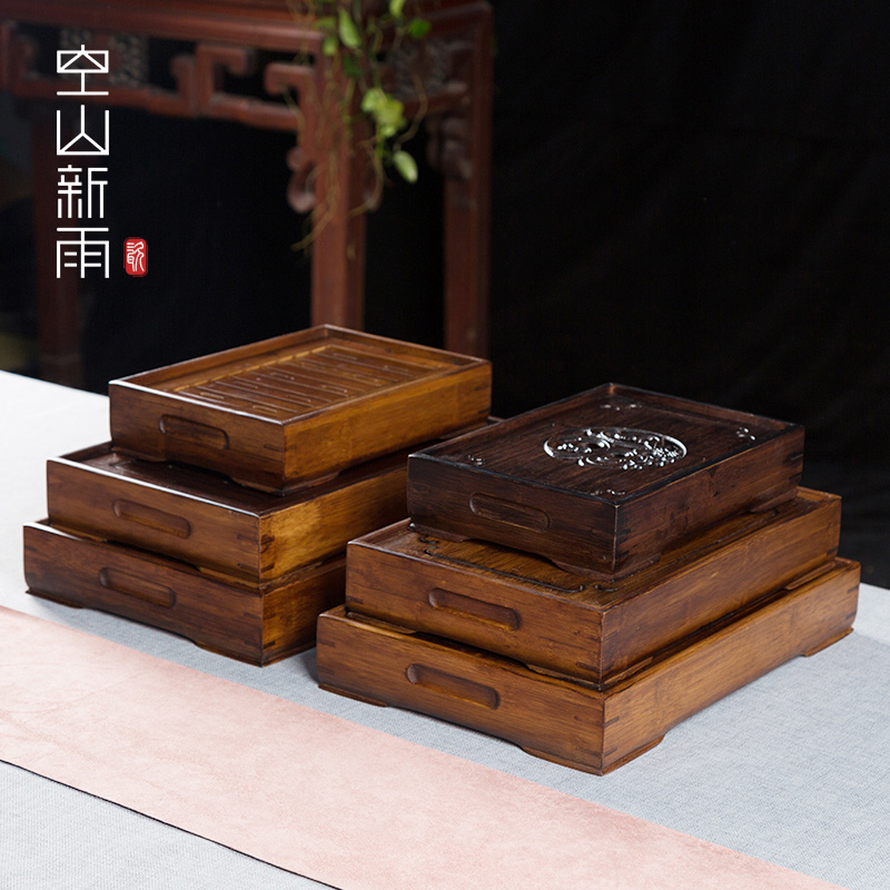 Karshan New Rain Tea Dish Home Utilita Tea With Trays Bamboo Tea Table Tea Deity Modern Minima Suit Drain Pan Small
