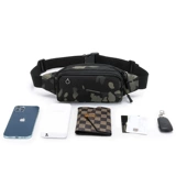 诗立柏 Мужская поясная сумка, износостойкая сумка через плечо, мобильный телефон, нагрудная сумка, для бега, 7 дюймов