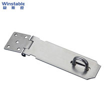 Wenstan stainless steel anti-theft hasp buckle door and window hardware door buckle lock plate cabinet padlock buckle door and window accessories steel