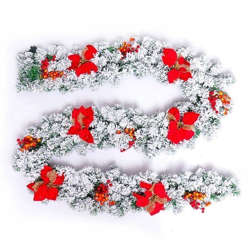 Рождественская лоза светодиодная светодиодная светодиодная рождественская цветочный кольцо зашифрованные виноградные виноградные виноградные торгового центра Рождественское украшение дверная дверная лоза подвеска